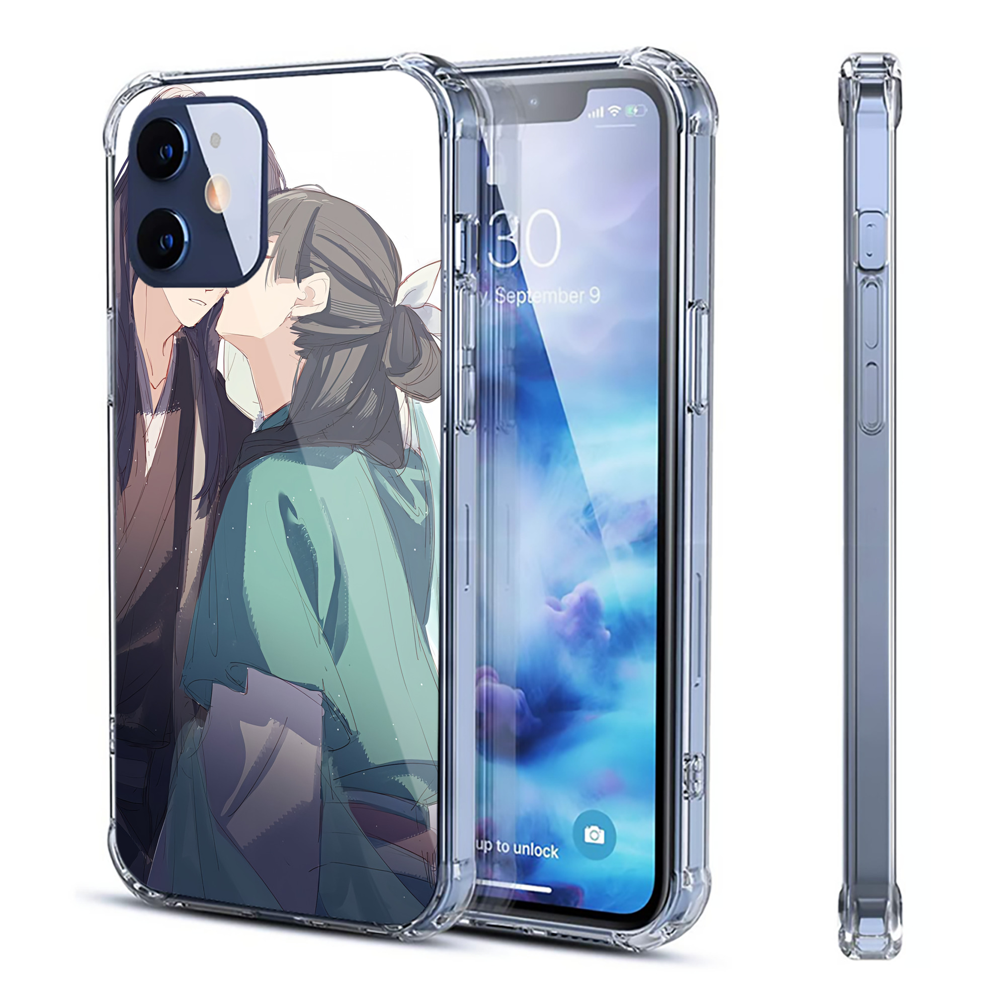 （画像用） 薬屋のひとりごと The Apothecary Diaries 【iPhone 12シリーズ対応】透明スマホケース（クリアソフトケース）